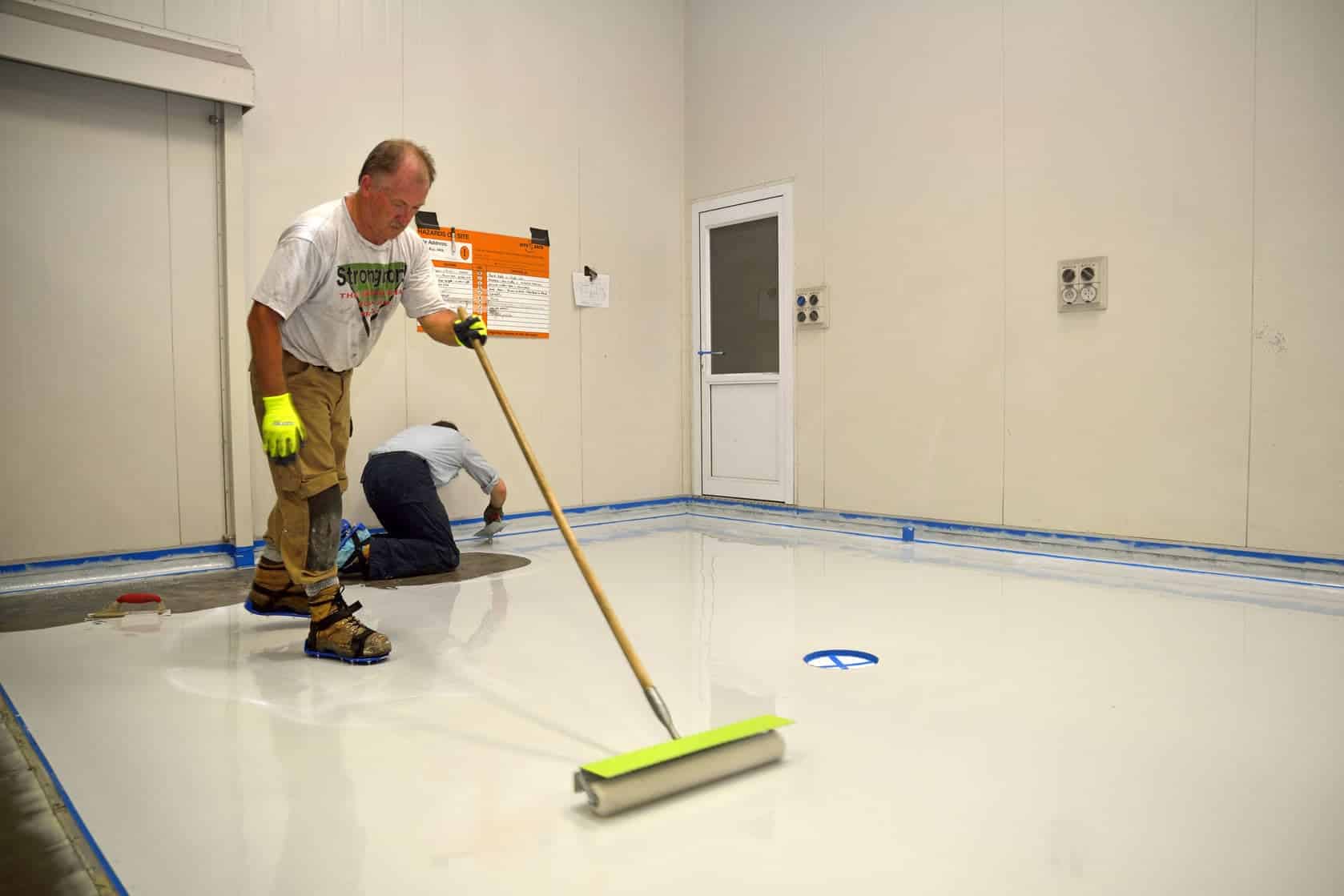 Workshop photo on Floors and Plaster